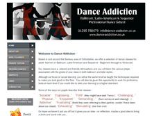 Tablet Screenshot of dance-addiction.co.uk